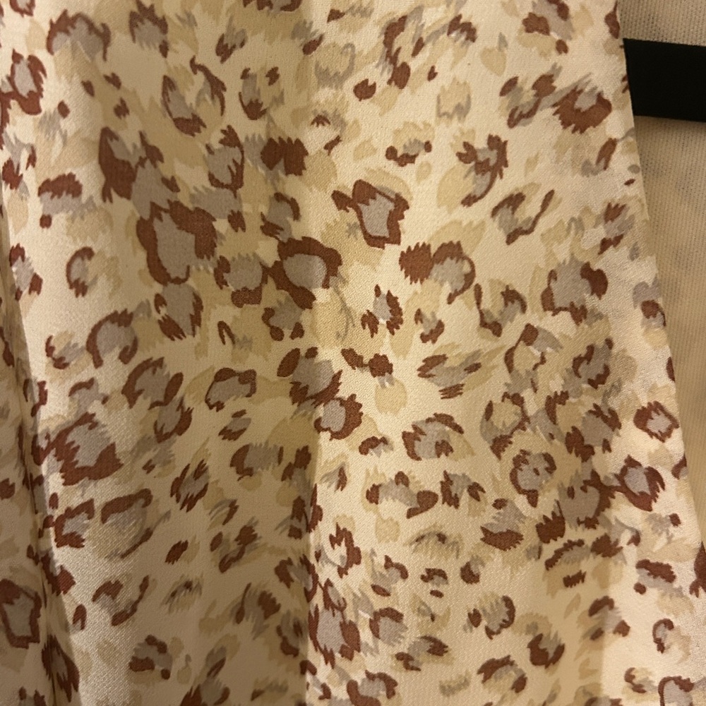 JODIFL Leopard Print V-Neck Ruffle Dress NWT - Picture 6 of 6
